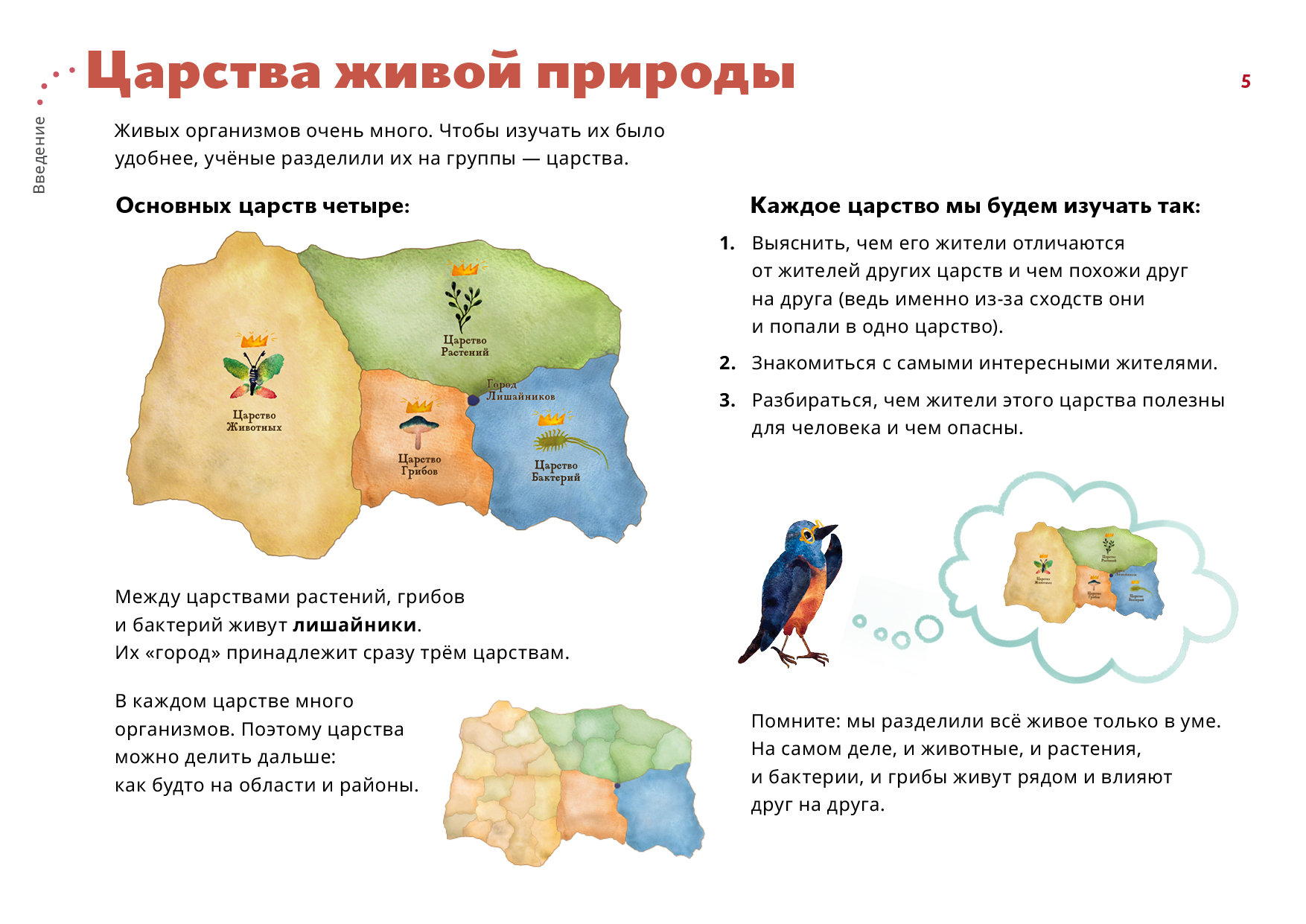 Карта царства природы